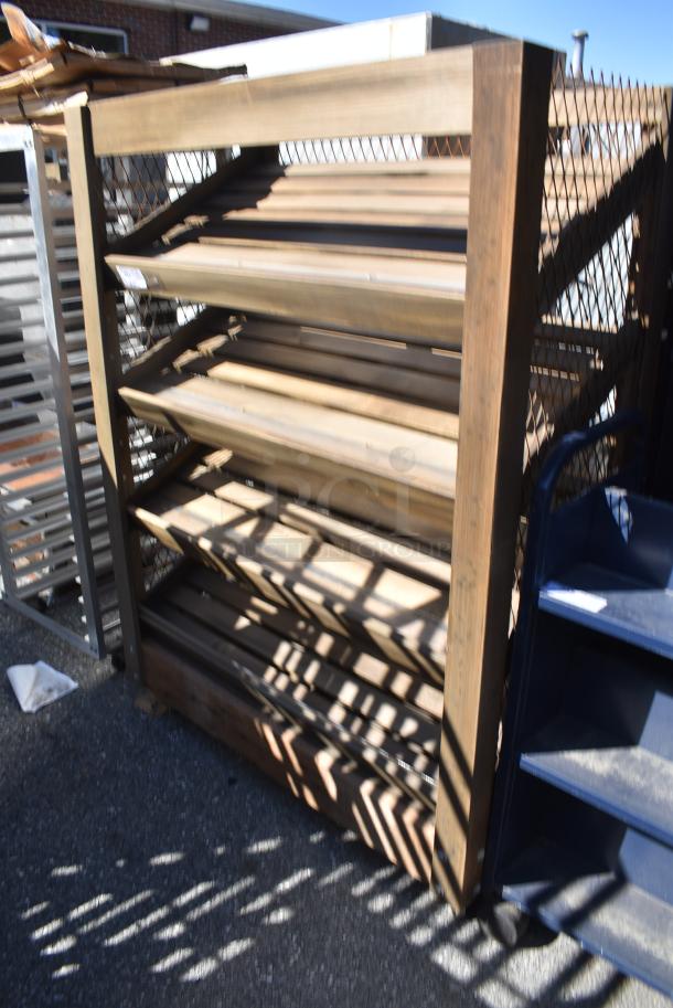 Shelving Display Unit on Commercial Casters. - Image 2 of 5