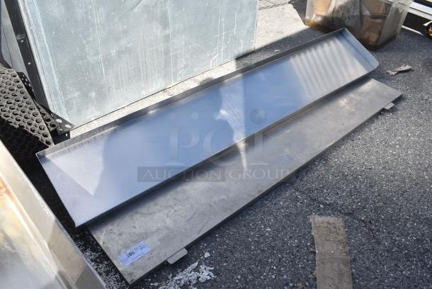 2 Metal Items; Shelf and Panel. 2 Times Your Bid! - Image 1 of 4