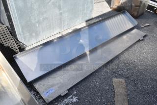 2 Metal Items; Shelf and Panel. 2 Times Your Bid!
