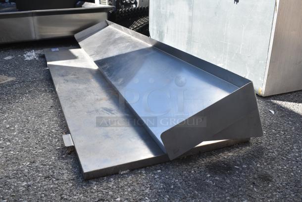 2 Metal Items; Shelf and Panel. 2 Times Your Bid! - Image 2 of 4