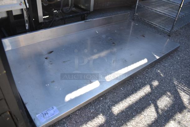 Stainless Steel Tabletop w/ Back Splash. - Image 2 of 3