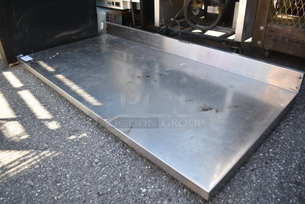 Stainless Steel Tabletop w/ Back Splash. - Image 3 of 3