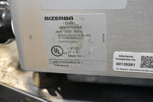 Bizerba SE12D Metal Commercial Countertop Meat Slicer. 115 Volts, 1 Phase. Tested and Working! - Image 5 of 5