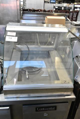 BKI WCC-2 Stainless Steel Commercial Countertop Heated Display Case Merchandiser. 208 Volts, 1 Phase.