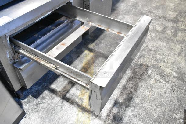 Continental Stainless Steel Commercial 2 Drawer Chef Base on Commercial Casters. 115 Volts, 1 Phase. Tested and Working! - Image 4 of 8