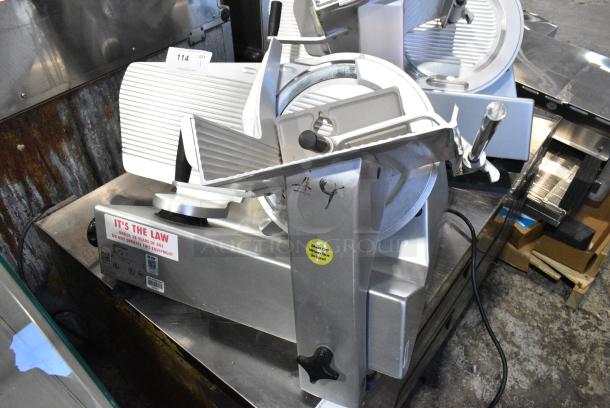 Bizerba Metal Commercial Countertop Meat Slicer. 115 Volts, 1 Phase. Tested and Working! - Image 1 of 6