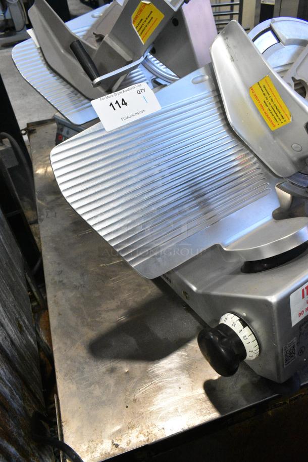 Bizerba Metal Commercial Countertop Meat Slicer. 115 Volts, 1 Phase. Tested and Working! - Image 2 of 6