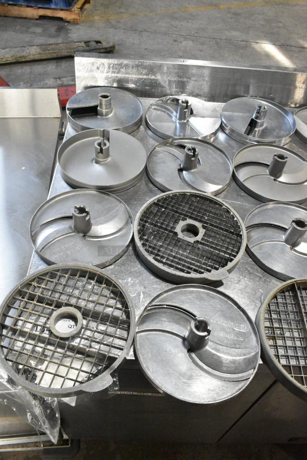 23 Various Food Processor Blades / Screen Dicers w/ 1 Blade Rack. 23 Times Your Bid! - Image 4 of 8