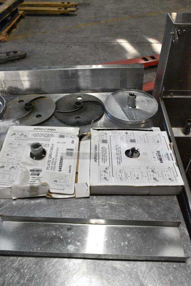 23 Various Food Processor Blades / Screen Dicers w/ 1 Blade Rack. 23 Times Your Bid! - Image 7 of 8