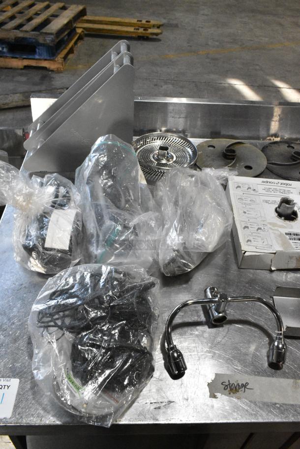 23 Various Food Processor Blades / Screen Dicers w/ 1 Blade Rack. 23 Times Your Bid! - Image 8 of 8