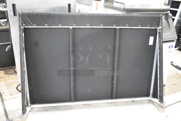 LIKE NEW! Cloth Awning w/ Aluminum Frame. - Image 3 of 8