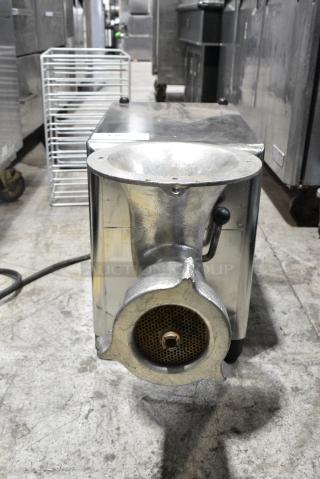 Butcher Boy Stainless Steel Commercial Meat Grinder. Cannot Test Due To Plug Style