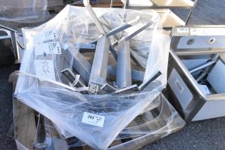 ALL ONE MONEY! PALLET LOT of Various Metal Table Bases.