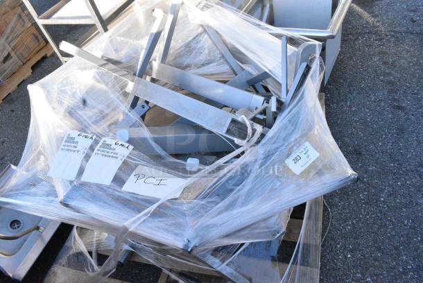 ALL ONE MONEY! PALLET LOT of Various Metal Table Bases. - Image 2 of 4