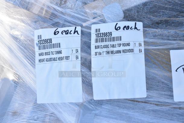 ALL ONE MONEY! PALLET LOT of Various Metal Table Bases. - Image 4 of 4