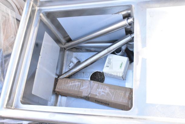 BRAND NEW SCRATCH AND DENT! Regency 600S1181818R Stainless Steel Commercial Single Bay Sink w/ Right Side Drain Board. - Image 6 of 6