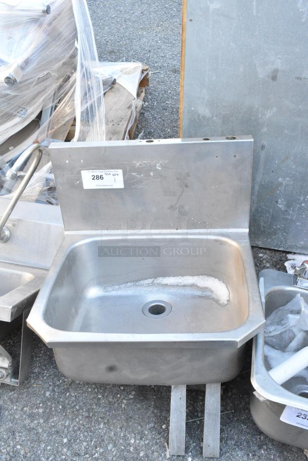 Stainless Steel Single Bay Sink. - Image 3 of 4