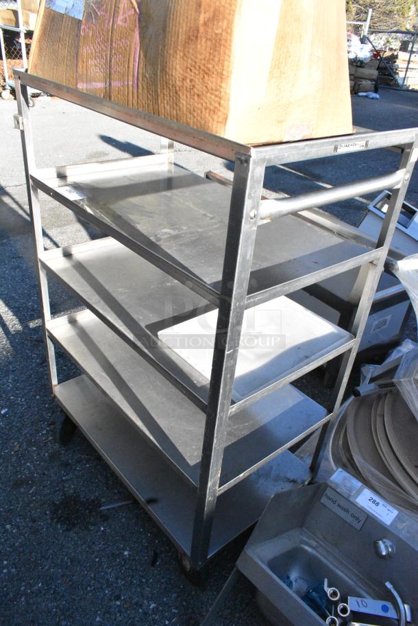 Stainless Steel 5 Tier Cart on Commercial Casters. - Image 2 of 5
