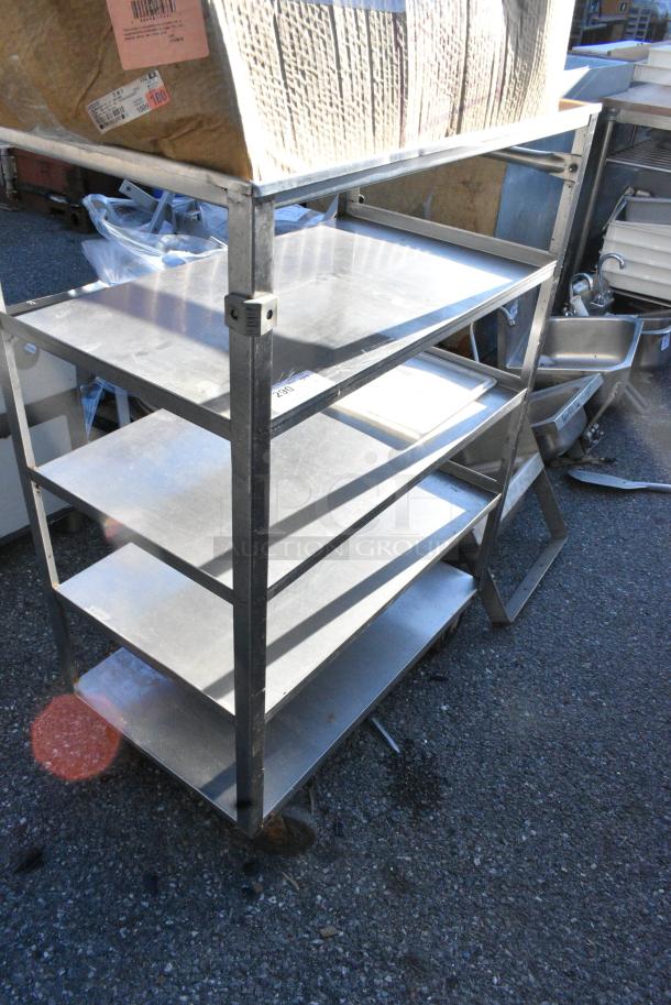 Stainless Steel 5 Tier Cart on Commercial Casters. - Image 3 of 5