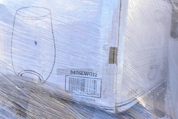 35 BRAND NEW! Boxes Including 347SLWG12 Visions 12 oz. Heavy Weight Clear Plastic Stemless Wine Glass - 64/Case, TL1224TGB Dart Traveler Black Dome Lid With Sip Hole, 50012DWPLAKR EcoChoice 12 oz. Smooth Double Wall Kraft Compostable Paper Hot Cup - 500/Case, 164CUSHMTLLG Vinyl Cushion For Cross Back Chair and Barstool, 760PIC05 Choice 5 oz. Clear Plastic Dessert Cup. 35 Times Your Bid! - Image 5 of 9