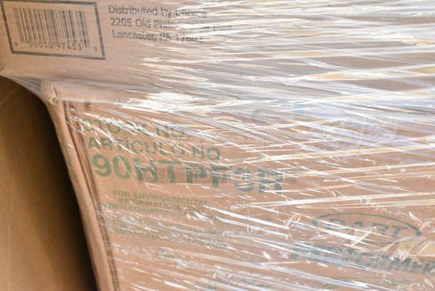 35 BRAND NEW! Boxes Including 500TW7 Choice 7 oz. Translucent Thin Wall Plastic Cold Cup - 2500/Case, 130SERVSPBK Visions 10" Black Disposable Plastic Serving Spoon - 72/Case, 395TO661PF EcoChoice No PFAS Added 6" x 6" x 3" Natural Bagasse Blend Take-Out Container - 500/Case, 127RDTFLBULK Choice Microwavable Translucent Customizable Recessed Fit Deli Lid - 500/Case, 128HD16BULK Choice Heavy Duty 16 oz. Microwavable Translucent Plastic Deli Container - 480/Case, 18218X3 Choice 18" x 3000' Foodservice Film with Serrated Cutter, 394EN304XL Noble Products Nitrile White 3 Mil Thick All Purpose Powder-Free Textured Gloves - Extra Large - 1000/Case, 130WBKFORKH Choice Black Heavy Weight Wrapped Polystyrene Plastic Fork - 1000/Case, 130BKFKNH250 Choice Black Heavy Weight Wrapped Polystyrene Plastic Fork and Knife Cutlery Pack with Napkin - 250/Case. 35 Times Your Bid! - Image 9 of 18