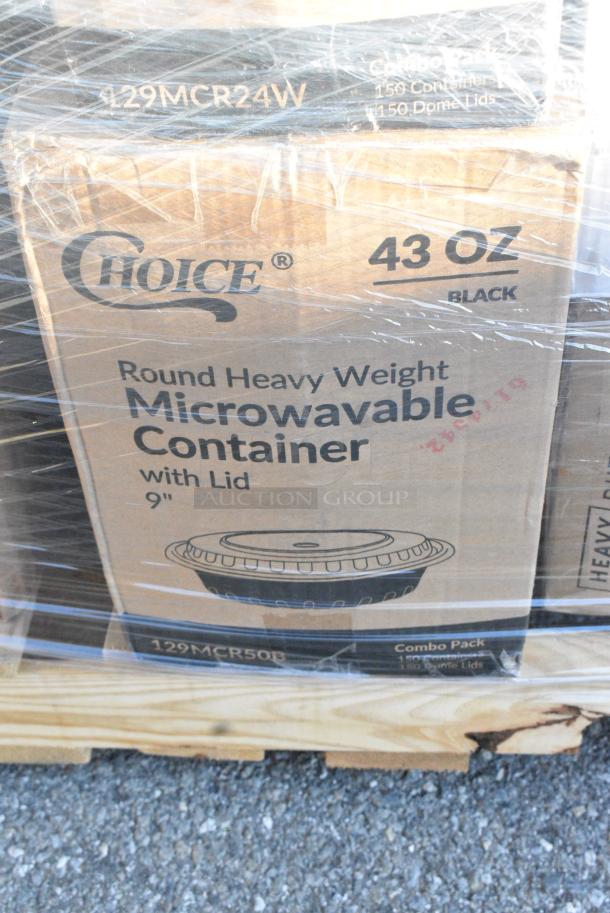 35 BRAND NEW! Boxes Including 500TW7 Choice 7 oz. Translucent Thin Wall Plastic Cold Cup - 2500/Case, 130SERVSPBK Visions 10" Black Disposable Plastic Serving Spoon - 72/Case, 395TO661PF EcoChoice No PFAS Added 6" x 6" x 3" Natural Bagasse Blend Take-Out Container - 500/Case, 127RDTFLBULK Choice Microwavable Translucent Customizable Recessed Fit Deli Lid - 500/Case, 128HD16BULK Choice Heavy Duty 16 oz. Microwavable Translucent Plastic Deli Container - 480/Case, 18218X3 Choice 18" x 3000' Foodservice Film with Serrated Cutter, 394EN304XL Noble Products Nitrile White 3 Mil Thick All Purpose Powder-Free Textured Gloves - Extra Large - 1000/Case, 130WBKFORKH Choice Black Heavy Weight Wrapped Polystyrene Plastic Fork - 1000/Case, 130BKFKNH250 Choice Black Heavy Weight Wrapped Polystyrene Plastic Fork and Knife Cutlery Pack with Napkin - 250/Case. 35 Times Your Bid! - Image 18 of 18