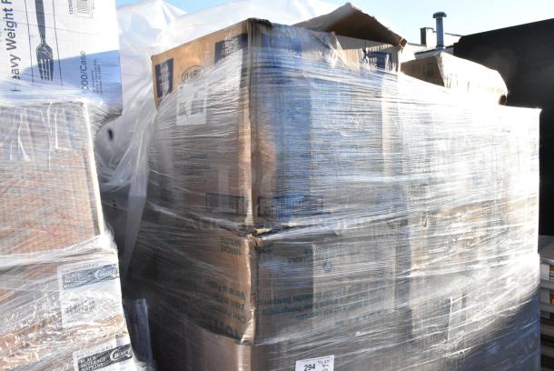 30 BRAND NEW! Boxes Including Dart 16J16 16 oz. White Customizable Foam Cup - 1000/Case, 395RP10C EcoChoice Compostable No PFAS Added Bamboo / Bagasse 10" Plate 3 Compartment - 500/Case, 301C57PST1 Dart C57PST1 ClearSeal Hinged Lid Plastic Container 6" x 5 13/16" x 3" - 500/Case. 30 Times Your Bid! - Image 3 of 9
