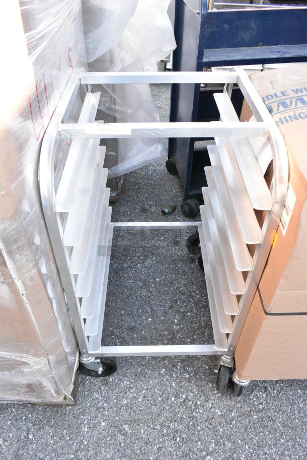 Metal Commercial Pan Transport Rack on Commercial Casters. - Image 1 of 6