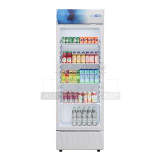 BRAND NEW SCRATCH & DENT!! IN THE BOX! Koolmore MDR-1GD-12CWH 24 in. One-Door Commercial Merchandiser Refrigerator in White,12 cu. ft. KM. Minor Denting/Scuffing. Tested. In Perfect Working Order.