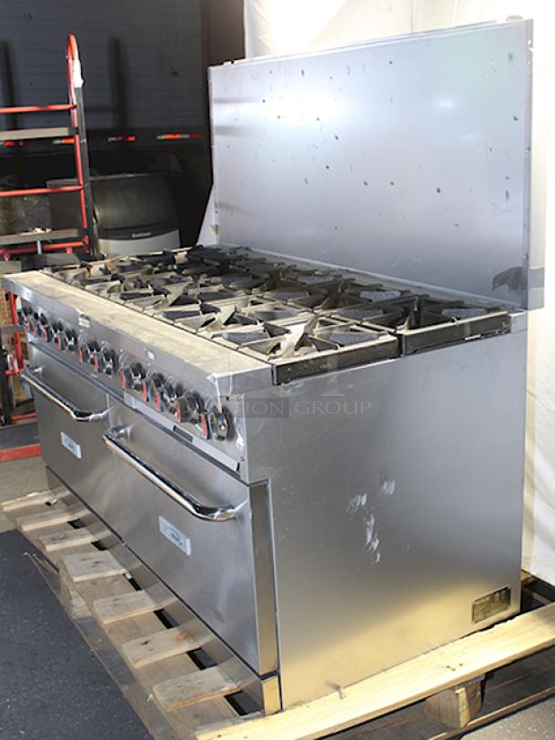 BRAND NEW! OUT OF ORIGINAL PACKAGING! Koolmore KM-CR60-NG 60 in. Commercial 10 Burner Natural Gas Range in Stainless-Steel. S/N: 24040184 - Image 3 of 9