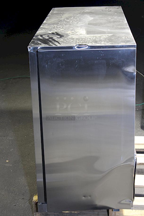 BRAND NEW SCRATCH & DENT! Koolmore BC-3DSW-SS 53 in. Three-Door Back Bar Refrigerator - 11 Cu Ft. Unit is dented (see photos). - Image 9 of 14