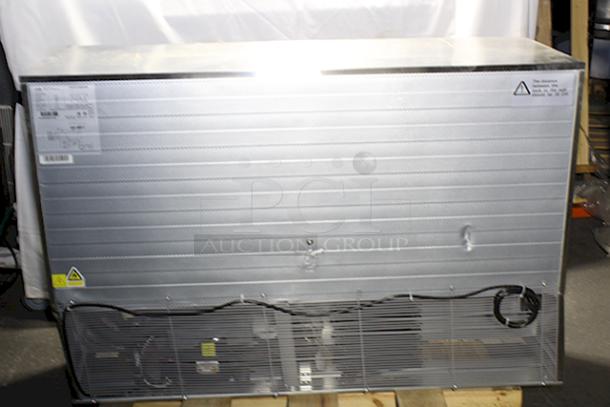 BRAND NEW SCRATCH & DENT! Koolmore BC-3DSW-SS 53 in. Three-Door Back Bar Refrigerator - 11 Cu Ft. Unit is dented (see photos). - Image 12 of 14