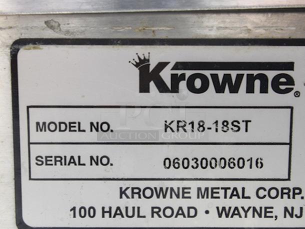 OUTSTANDING CONDITION!! Krowne 18-18ST 18" Silver Series 1 Compartment Sink w/ 10"L x 14"W Bowl, 9 1/2" Deep & Krowne 18-S12 Silver Series Under Bar Drainboard - 3" Back Splash, 12"W x 18 1/2"D. 2x Your Bid. - Image 7 of 9