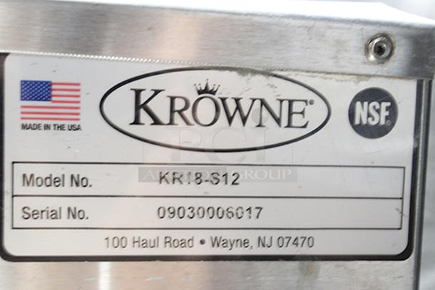 OUTSTANDING CONDITION!! Krowne 18-18ST 18" Silver Series 1 Compartment Sink w/ 10"L x 14"W Bowl, 9 1/2" Deep & Krowne 18-S12 Silver Series Under Bar Drainboard - 3" Back Splash, 12"W x 18 1/2"D. 2x Your Bid. - Image 9 of 9