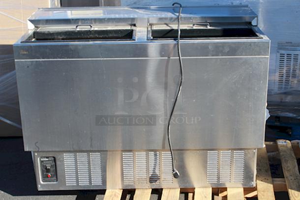 Glastender MF48-S Underbar Glass Froster 48"W X 24"D Self-contained Refrigeration. In Working Order. S/N: 404121449N - Image 6 of 6