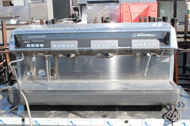 LIGHTLY USED! Nuova Simonelli Aurelia Group 3 Volumetric Espresso Machine, High Productivity & Consistency. Includes everything needed to operate and serve. In working order. - Image 9 of 11