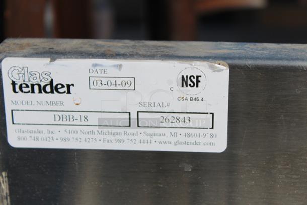 (1) Glastender CBB-36L-CP10 10-Circuit Underbar Ice Bin/Cocktail Unit With Bottle Well Storage + Soda Gun & (1) Glastender DBB-18 Underbar Drainboard Free Standing. Combined Dimensions: 54"x19"x37".  2x Your Bid - Image 4 of 4