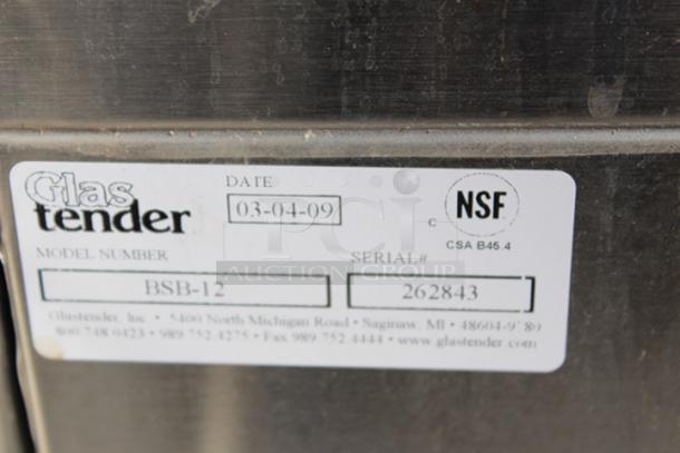 COMBO UNIT! Stainless Steel Construction. (1) Glastender DHSB-12 Deluxe Underbar Hand Sink Unit Free Standing 12"W X 24"D & (1) Glastender BSB-12 Underbar Blender Station Freestanding With Dump Sink 12"W X 29"D. 2x Your Bid. - Image 4 of 4