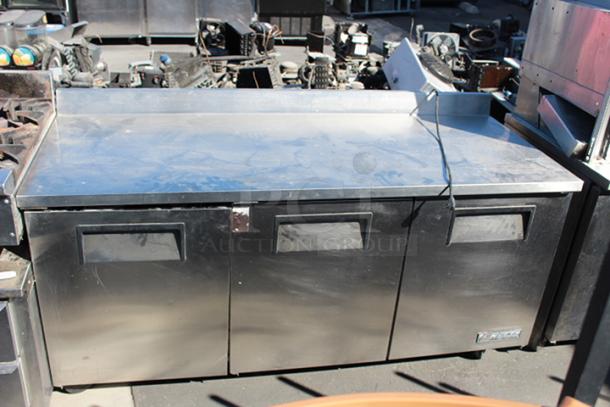 True TWT-72 72 3/8" Worktop Refrigerator with 3 9/16" Backsplash, 115v. Tested. In Working Order. - Image 1 of 7
