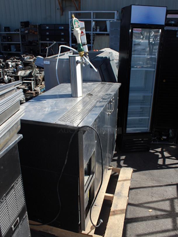 Glastender KC52 Keg Cooler One Zone Front Serviceable, 115v. 60" x 25-1/4" x 35" Holds 7 1/6 barrel kegs, 116 standard wine bottles, or 13.3 cases of 12 oz. bottles. - Image 4 of 4