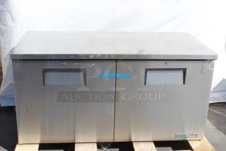 BRAND NEW SCRATCH & DENT! True TUC-60-HC 60 3/8" Undercounter Refrigerator, 115v.  Power Cord Needs To Be Replaced. Floor of Unit Is Dented (see photos).
