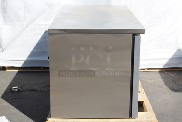 BRAND NEW SCRATCH & DENT! True TUC-60-HC 60 3/8" Undercounter Refrigerator, 115v.  Power Cord Needs To Be Replaced. Floor of Unit Is Dented (see photos). - Image 2 of 9
