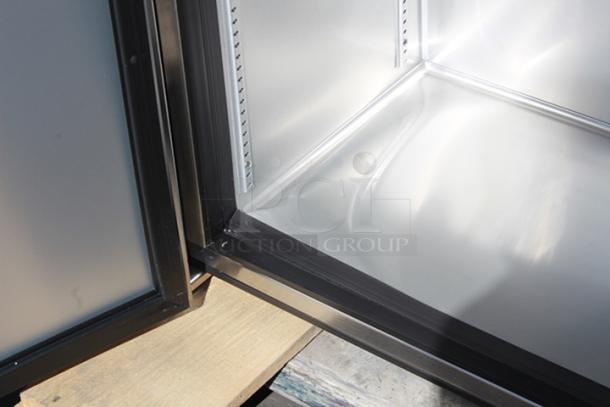 BRAND NEW SCRATCH & DENT! True TUC-60-HC 60 3/8" Undercounter Refrigerator, 115v.  Power Cord Needs To Be Replaced. Floor of Unit Is Dented (see photos). - Image 8 of 9
