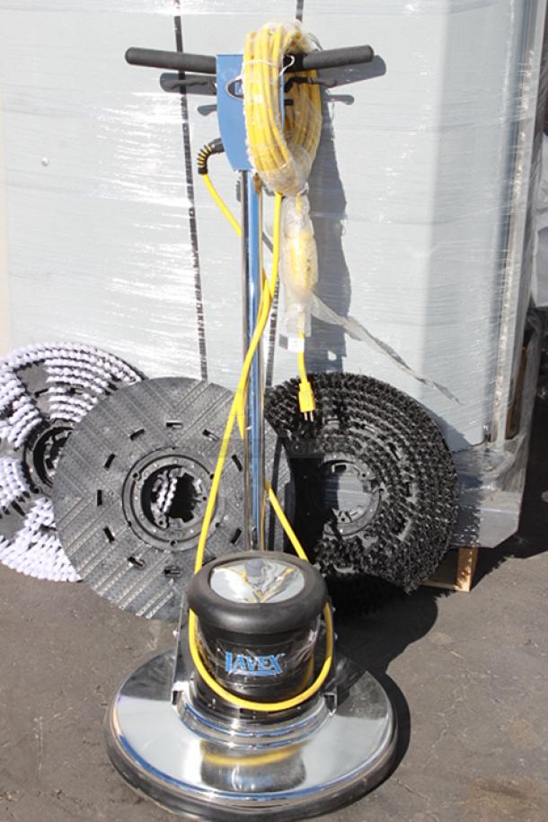 BRAND NEW SCRATCH & DENT! Lavex 20" Single Speed Rotary Floor Cleaning Machine - 175 RPM, 45ft Power Cord, 115-120v. Mfr: 05/2024. Unit may be missing pieces. - Image 4 of 7
