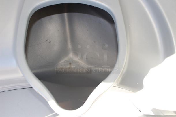 BRAND NEW, NEVER USED! PolyJohn FS3-1007 Fleet Light Gray Premium Portable Restroom - Assembled 13-MAY-2024. VERY MINOR SCUFFING (see photos)!! - Image 2 of 11