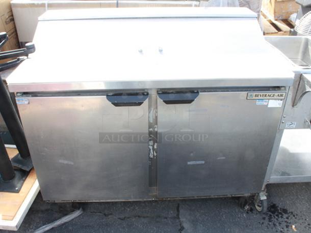 True TSSU-48-12 48 3/8" 2 Door Refrigerated Sandwich Prep Table. Tested In Working Order. S/N: 1156116 - Image 3 of 3