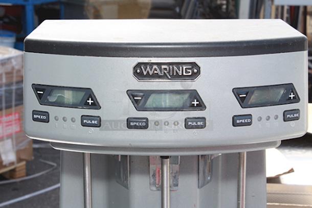Waring WDM360TX Triple Spindle Three Speed Drink Mixer with Timer - 120V, 1125W. In Working Order. - Image 3 of 3