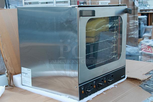 BRAND NEW SCRATCH & DENT! Vollrath CO4-208240HS Half Size Countertop Convection Oven - 208/240V. S/N: 0065-01551947-007. Unit is scratched, Handle is Broken. (see photos). - Image 3 of 10