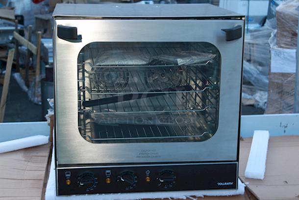 BRAND NEW SCRATCH & DENT! Vollrath CO4-208240HS Half Size Countertop Convection Oven - 208/240V. S/N: 0065-01551947-007. Unit is scratched, Handle is Broken. (see photos). - Image 10 of 10