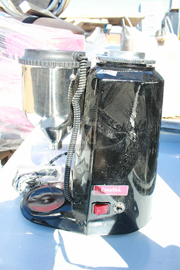 BRAND NEW SCRATCH & DENT! Estella Caffe ECEGOD On Demand Espresso Grinder - 120V. Dented. May be missing pieces. Grinder Only. - Image 2 of 5